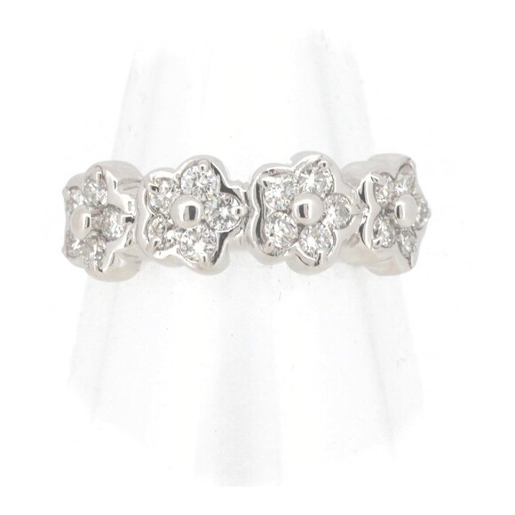 Other Ponte Vecchio Diamond Ring 0.46ct K18WG 8 Metal Ring in Great Condition